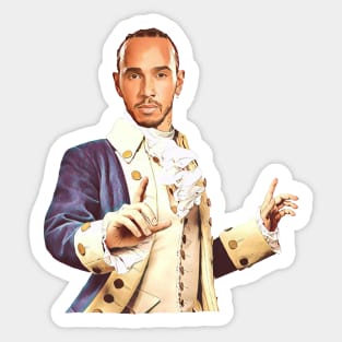 Hamilton.  Lewis Hamilton. Sticker